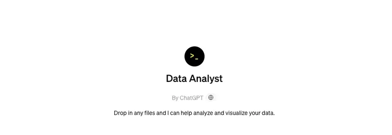ChatGPT Data Analyst.