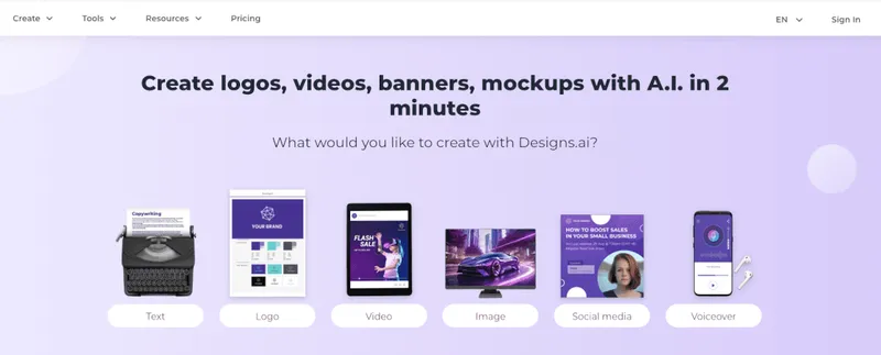 Designs AI.